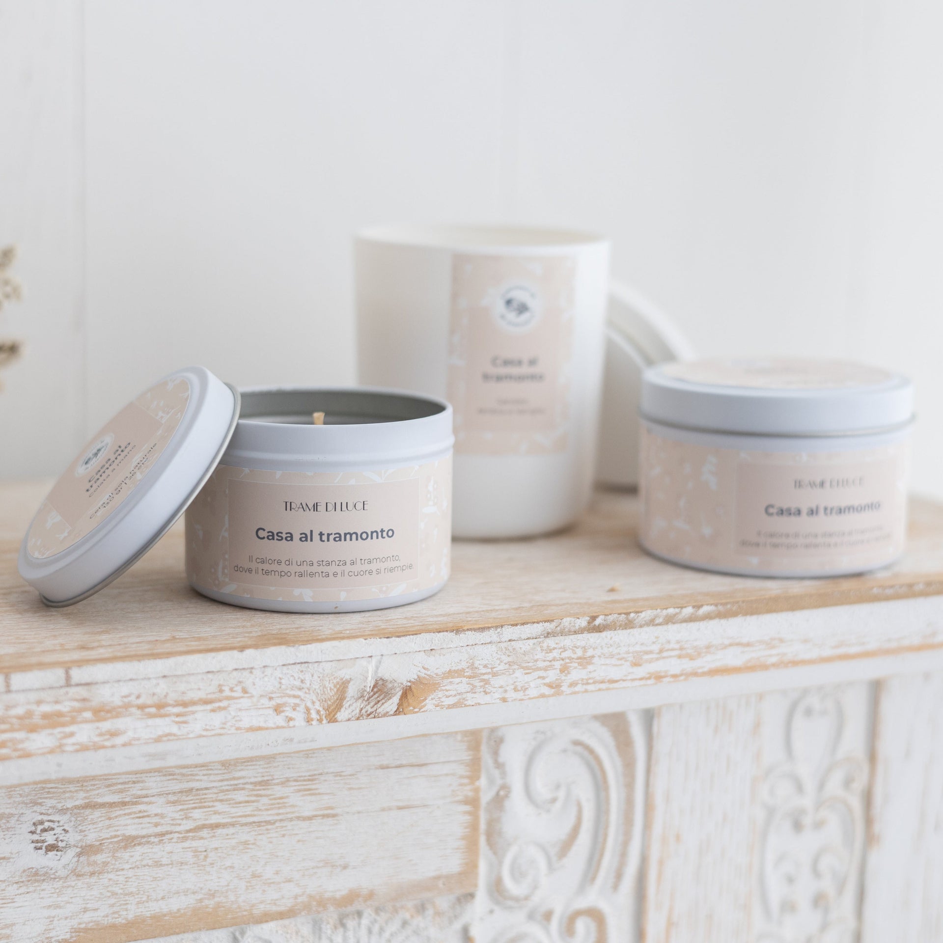Casa al tramonto | Sandalo, ambra morbida, vaniglia bourbon