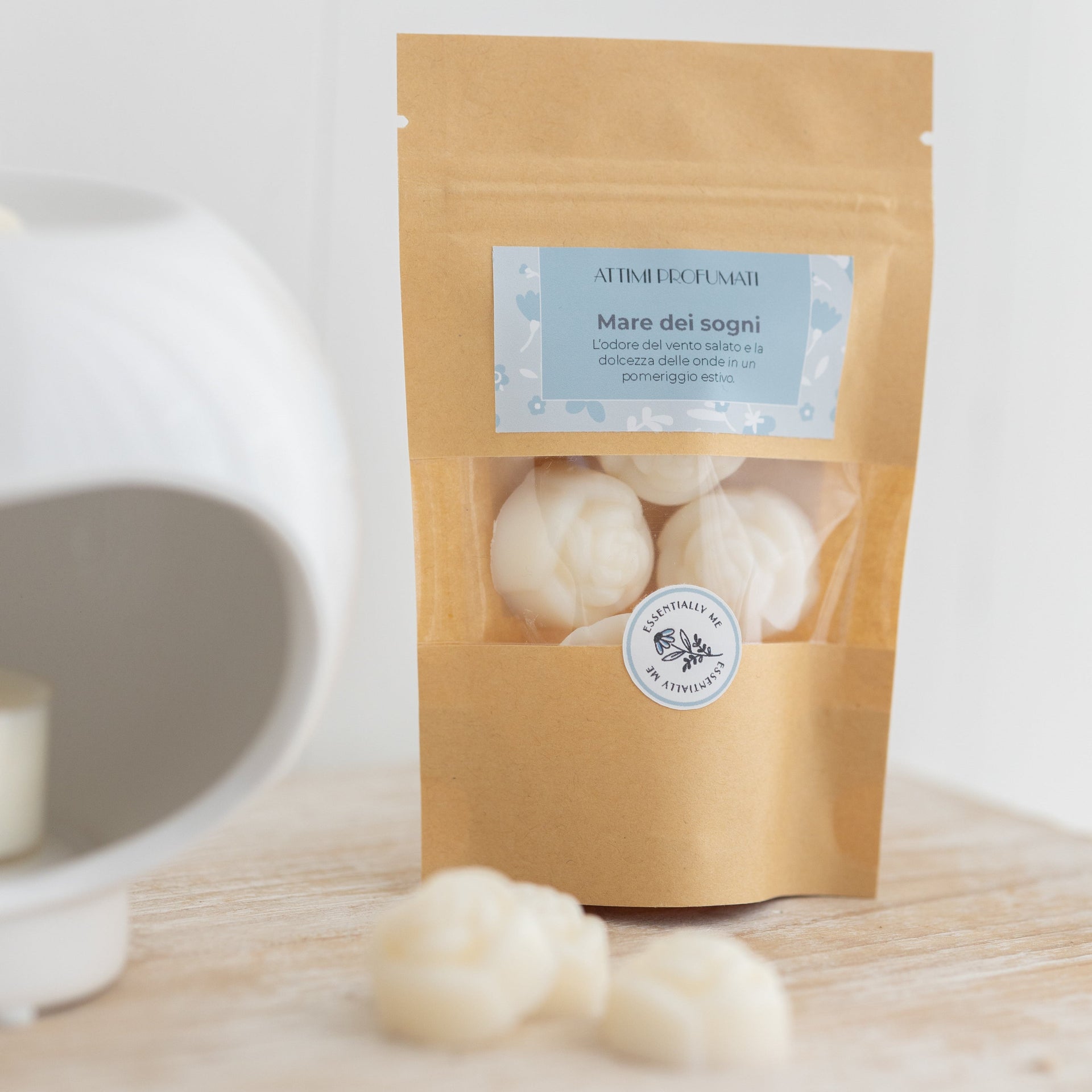 Cialdine in cera di soia profumata